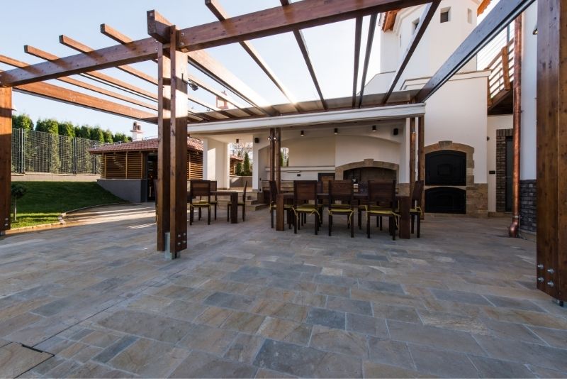 An open pergola