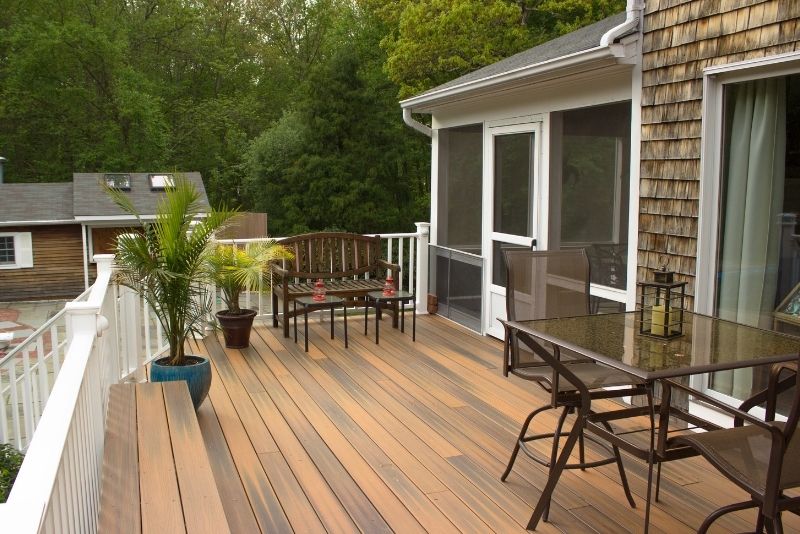 A timber deck