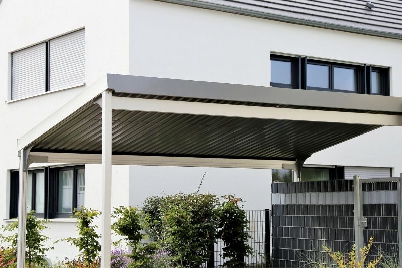 An open carport