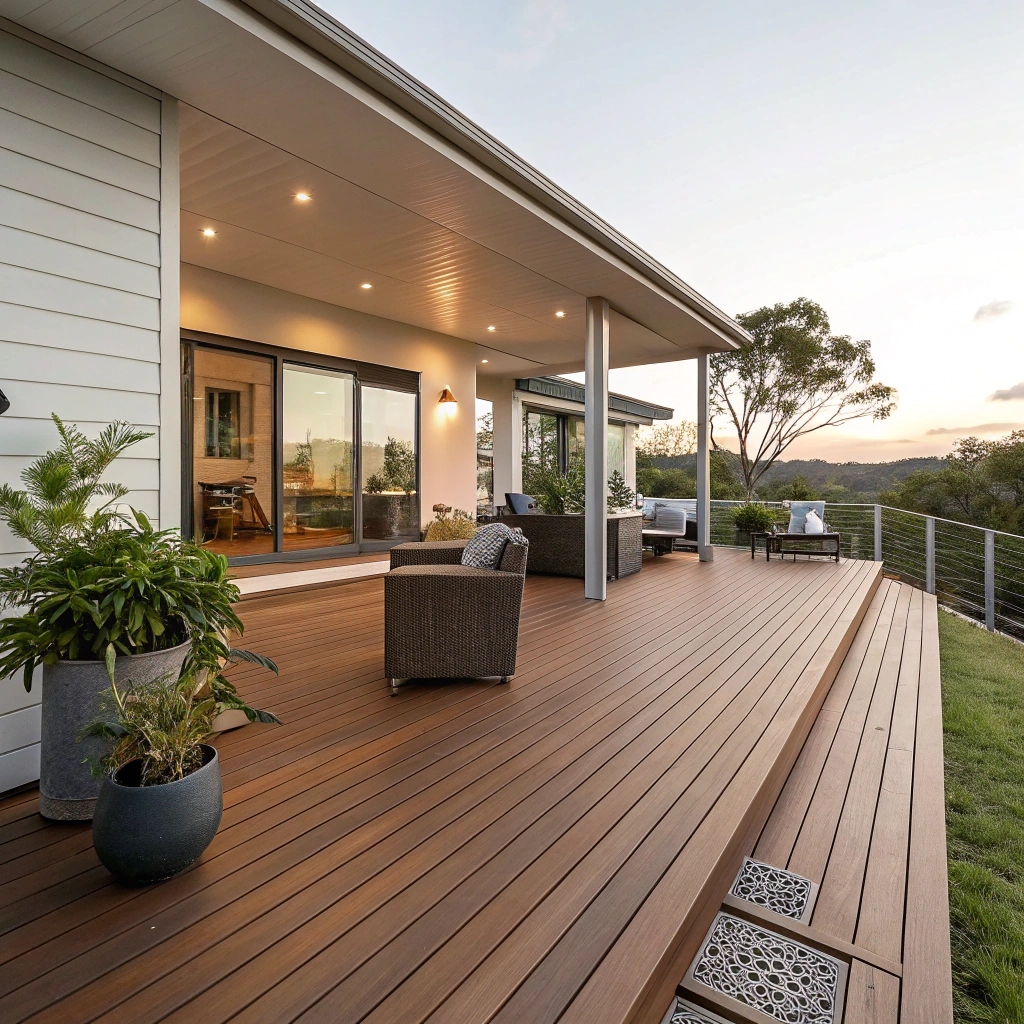 Premium custom deck in Redland with coastal views, designed for outdoor entertaining and built with weather-resistant materials