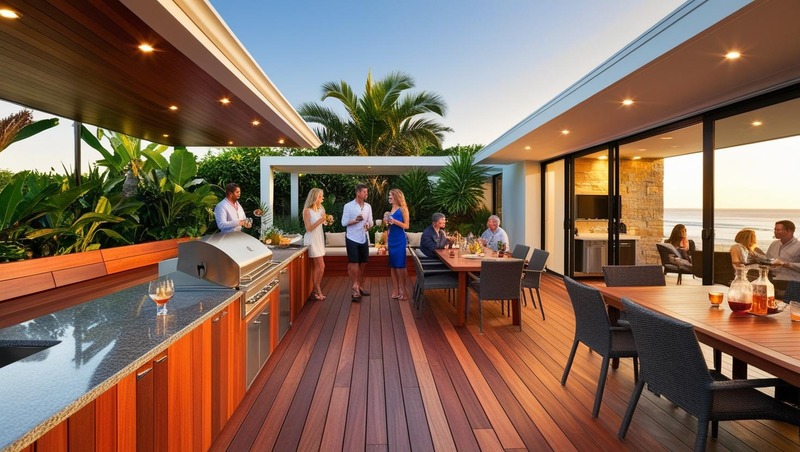Custom Entertainment Deck Design & Construction Main Beach