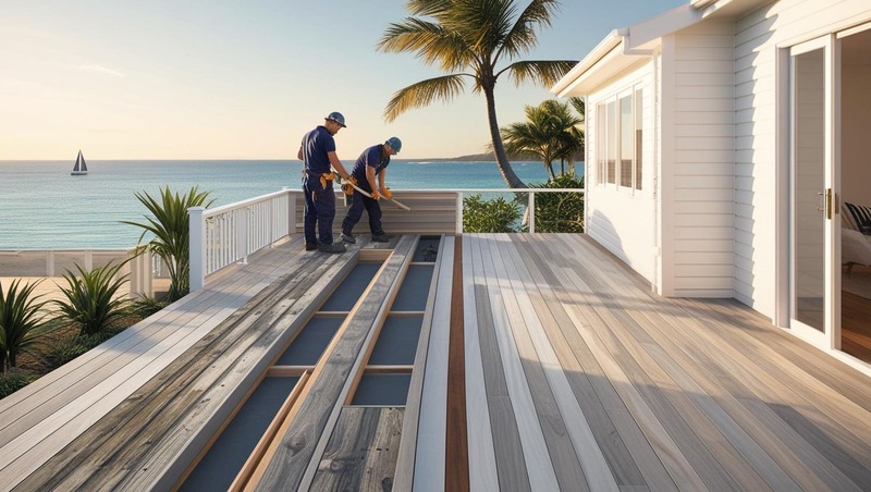 Deck Renovation and Upgrade in Runaway Bay – Blending Modern Design with Coastal Home Charm
