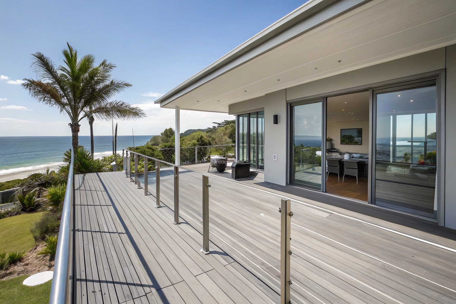 Elevated composite deck in Main Beach, Gold Coast