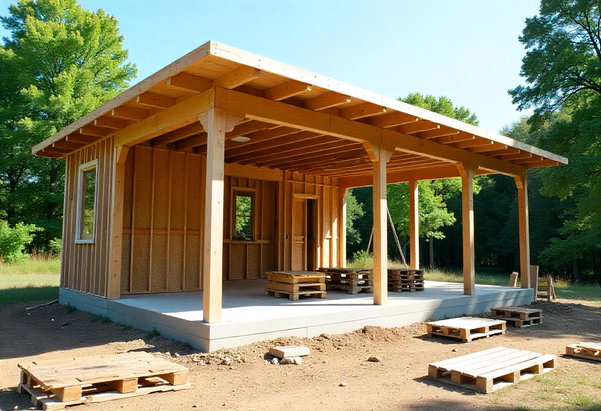 Outdoor Pavilion Construction