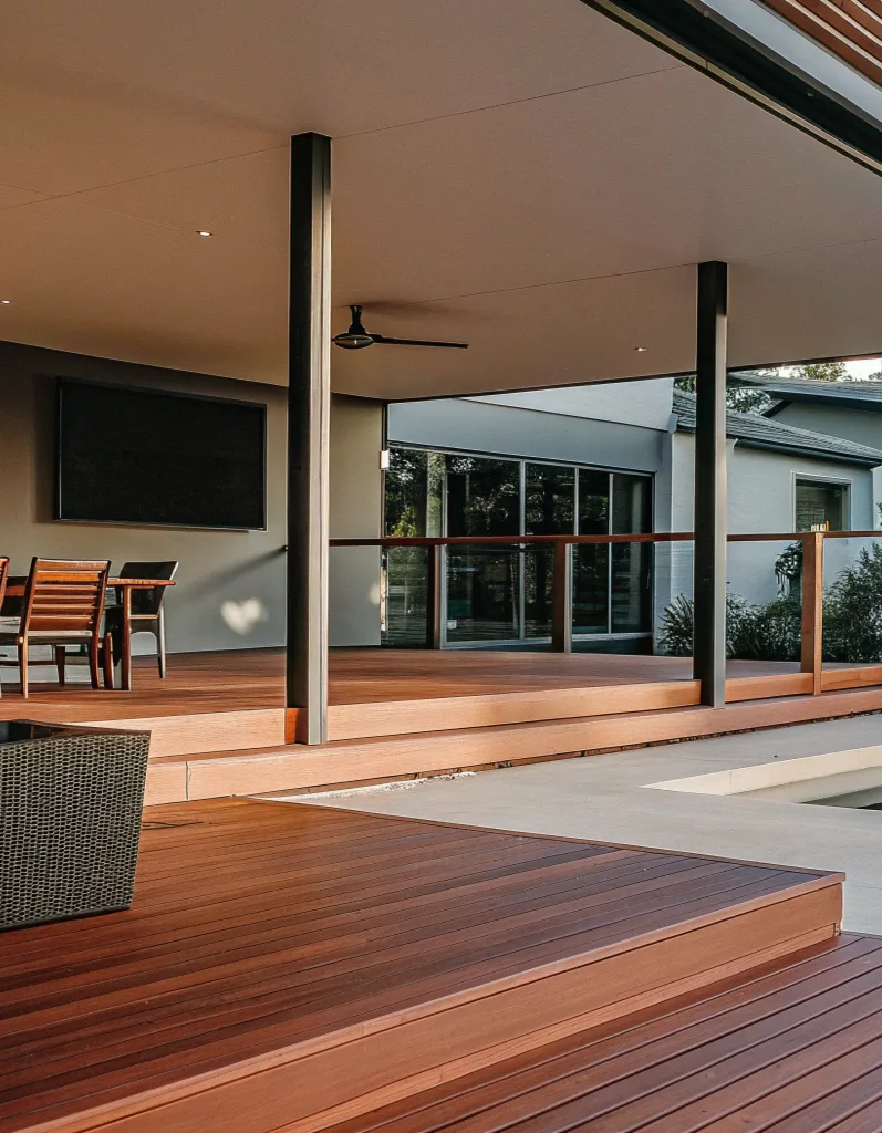 Modern Gold Coast home with ModWood composite decking